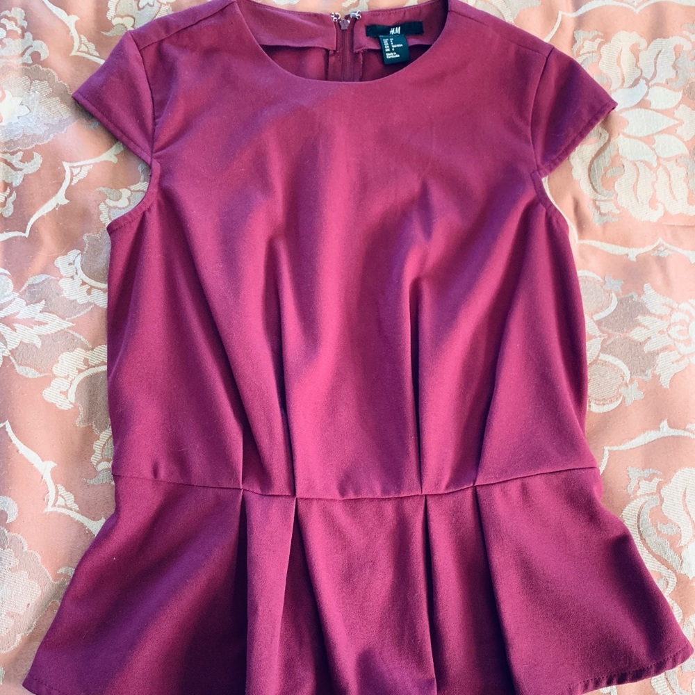 H&M Peplum Top